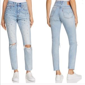 Levi’s 501 Skinny Jeans Counting Stars 27 x 28